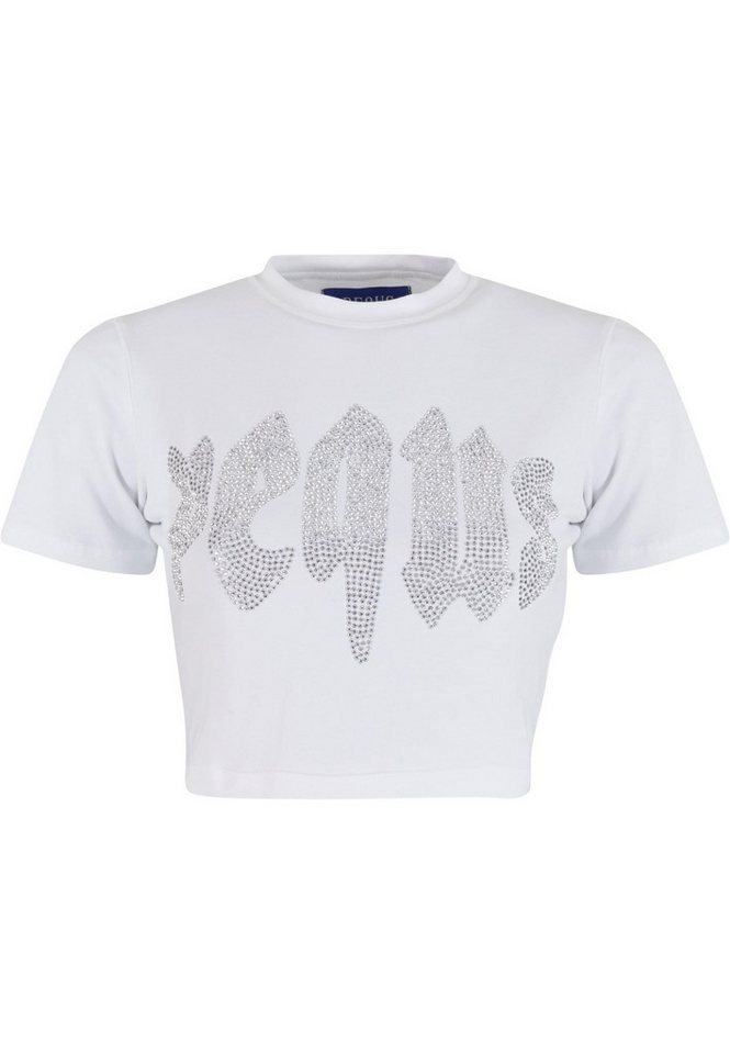 PEQUS T-Shirt PEQUS PEQUS Rhinestone Mythic Logo Top (1-tlg) von PEQUS
