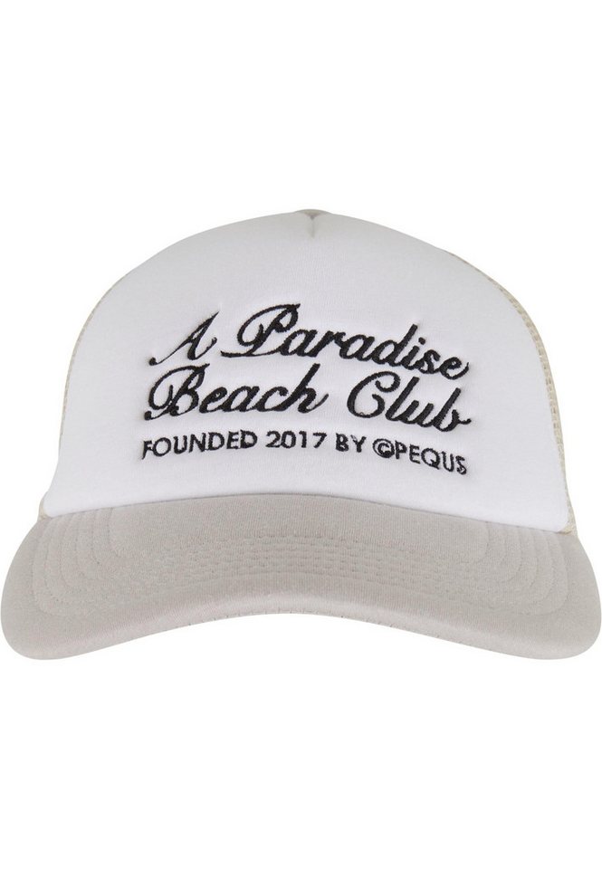 PEQUS Trucker Cap PEQUS PEQUS A Paradise Beach Club Curved Logo Trucker Cap von PEQUS