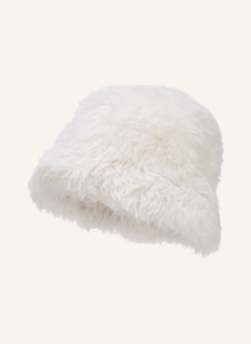 Perfect Moment Bucket-Hat Aus Kunstfell weiss von PERFECT MOMENT