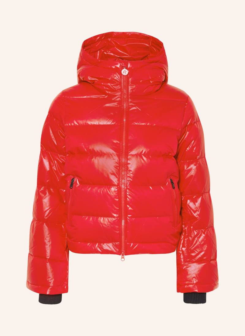 Perfect Moment Daunen-Skijacke Polar Flare rot von PERFECT MOMENT