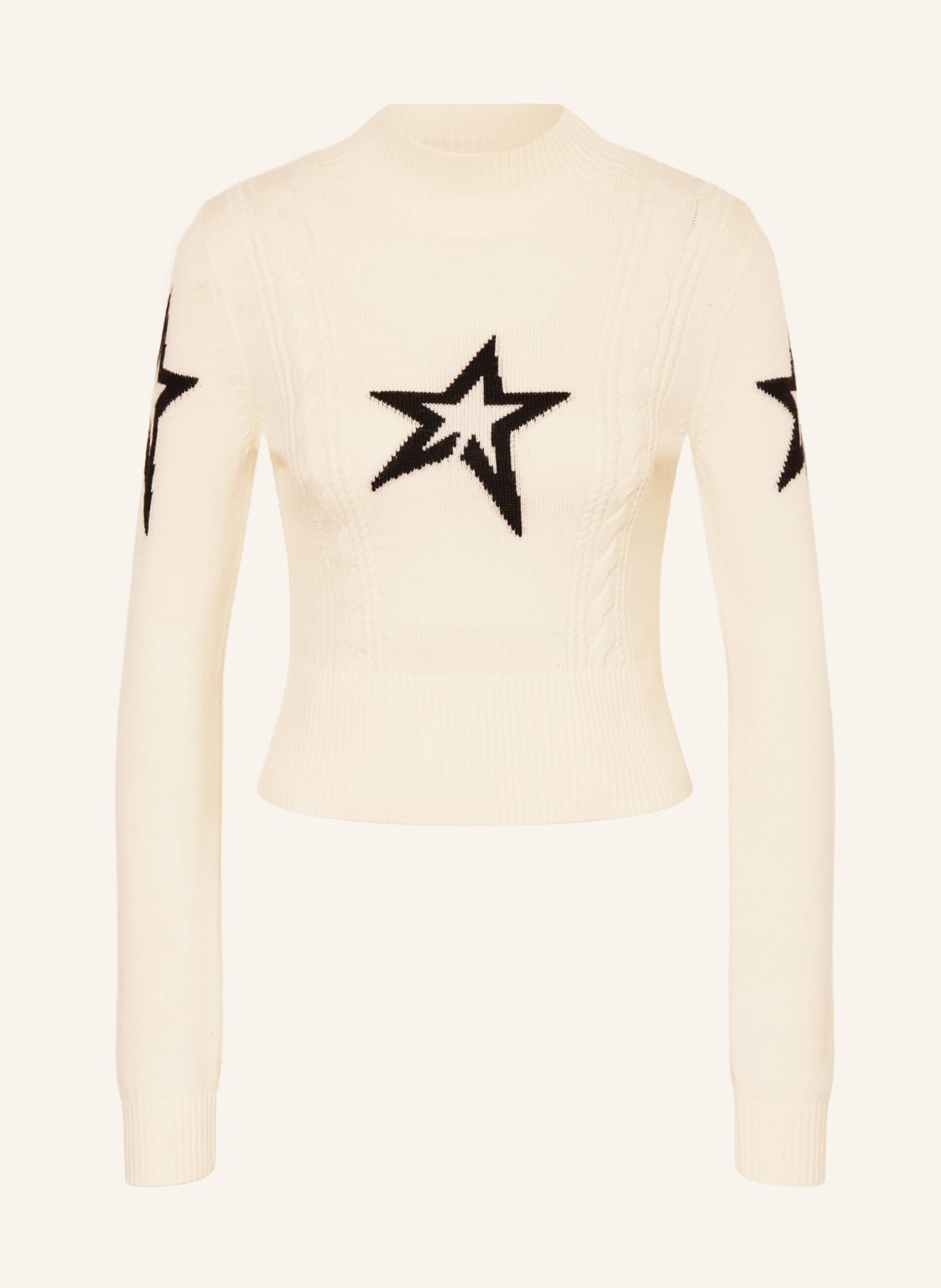 Perfect Moment Pullover Cable Aus Merinowolle weiss von PERFECT MOMENT