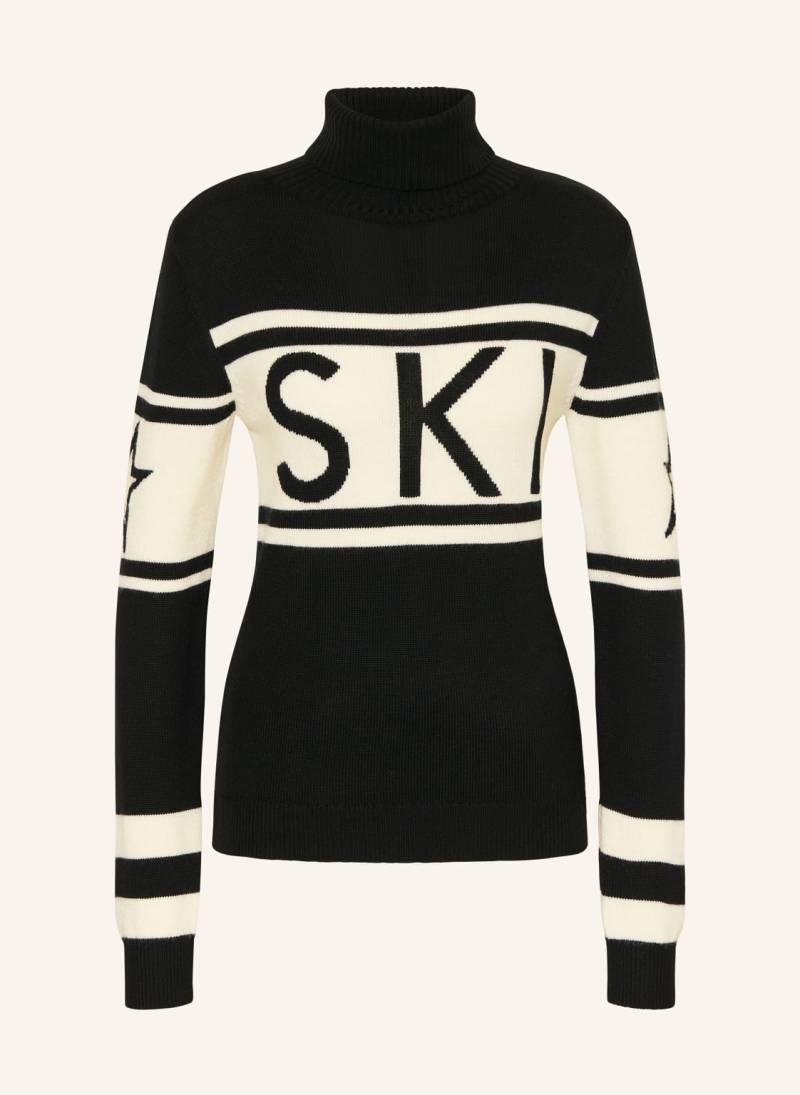 Perfect Moment Pullover Schild Aus Merinowolle schwarz von PERFECT MOMENT