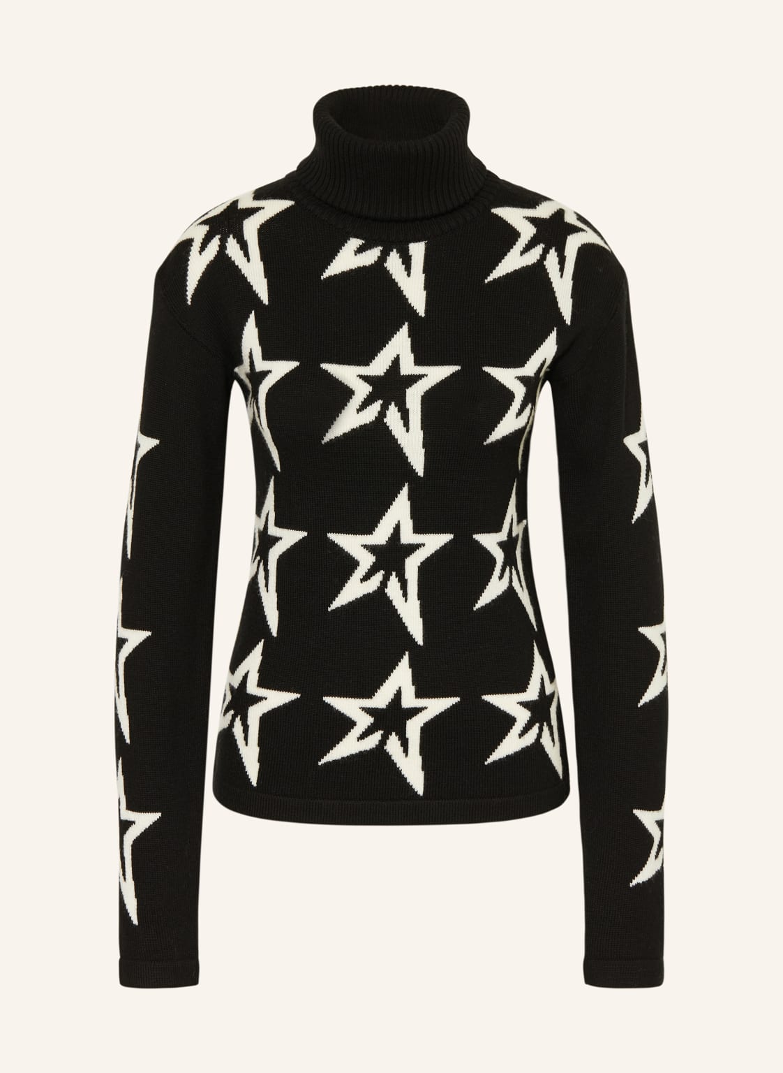 Perfect Moment Pullover Star Dust Aus Merinowolle schwarz von PERFECT MOMENT