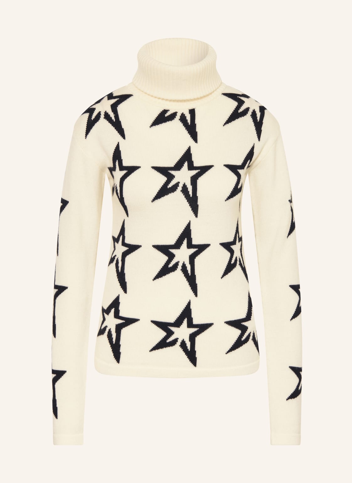 Perfect Moment Pullover Star Dust Aus Merinowolle weiss von PERFECT MOMENT