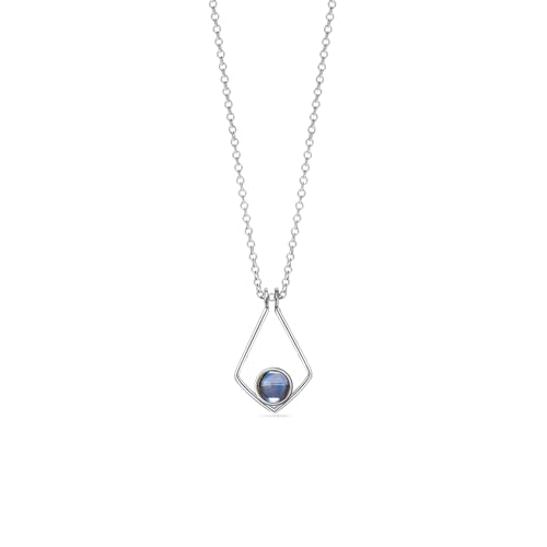 PERIMADE Individuelle Bildprojektions-Halskette, personalisierter Foto-Anhänger mit Text und Liebe in 100 Sprachen im Inneren, personalisierter Gedenkringhalter, Charm-Halskette von PERIMADE