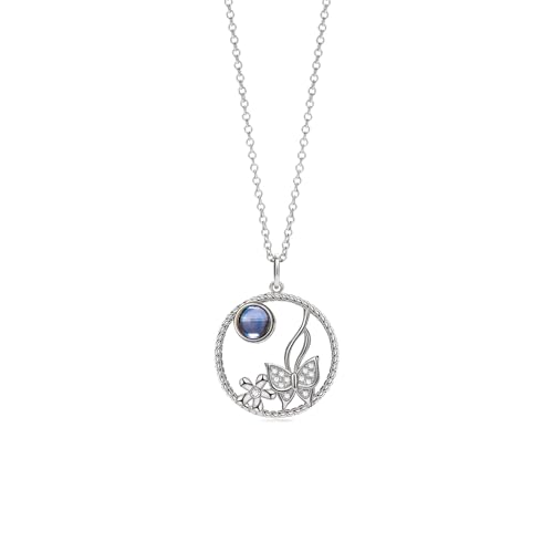 PERIMADE Individuelle Bildprojektions-Halskette mit Foto im Inneren, personalisierter Text und Liebe in 100 Sprachen, Gedenk-Anhänger, personalisierter Zirkonia-Schmetterlings-Charm-Halskette PERIMADE Individuelle Bildprojektions-Halskette mit Foto im Inneren, personalisierter Text und Liebe in 100 Sprachen, Gedenk-Anhänger, personalisierter Zirkonia-Schmetterlings-Charm-Halskette von PERIMADE