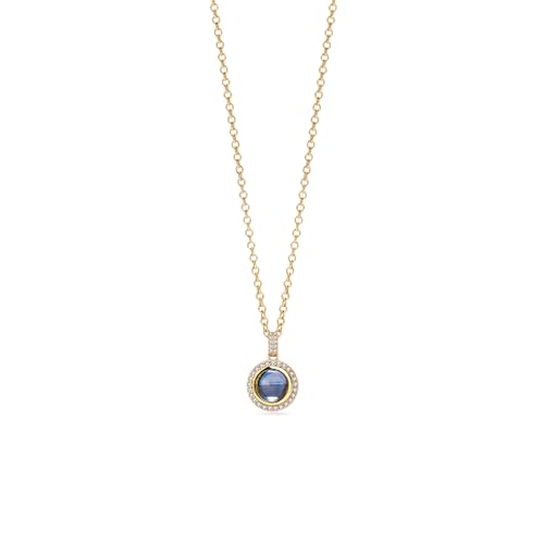 PERIMADE Individuelle Kreis Foto Projektion Halskette mit Bild innen, personalisierter Text & Liebe in 100 Sprachen CZ runder Charm Anhänger Halskette personalisiertes Geburtstag Gedenkgeschenk für von PERIMADE