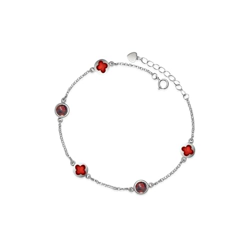 PERIMADE Individuelles Bildprojektionsarmband, personalisiertes Doppelfoto-Gedenkarmband, individueller Text und Liebe in 100 Sprachen, Kleeblatt-Charm-Armband, Sterlingsilber, Damen, Freundschaft von PERIMADE