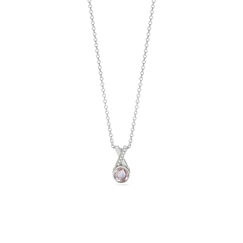 PERIMADE Personalisierte Bilder-Halskette, personalisierter Foto-Projektions-Anhänger, personalisierter Zirkonia-Buchstabe X, Gedenk-Charm-Halskette mit Text und Liebe in 100 Sprachen im Inneren von PERIMADE