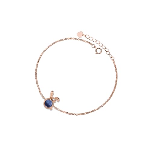 PERIMADE Personalisiertes Bildprojektions-Armband für Frauen, individuelles Foto, niedliches Hasen-Gedenkarmband, individueller Text und Liebe in 100 Sprachen, Erinnerung, Kaninchen-Charm, Schmuck von PERIMADE