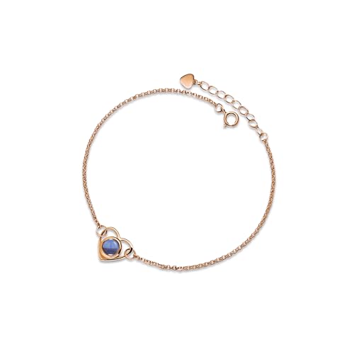 PERIMADE Personalisiertes Herz-Foto-Armband mit Bild im Inneren, personalisierter Text und Liebe in 100 Sprachen, Projektions-Charm-Armband, personalisiertes Sterlingsilber-Gedenkgeschenk für Frauen von PERIMADE