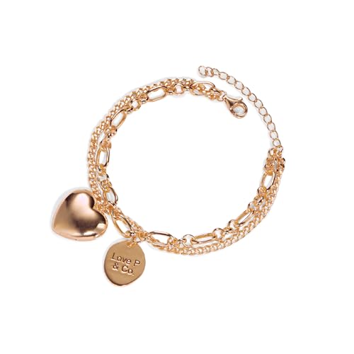 PERIMADE Personalisiertes Herz-Medaillon-Armband mit Bild im Inneren, individuelles Foto- und Text-Gedenk-Charm-Armband, individuelles doppellagiges 925er-Sterlingsilber-Memory-Armband PERIMADE Personalisiertes Herz-Medaillon-Armband mit Bild im Inneren, individuelles Foto- und Text-Gedenk-Charm-Armband, individuelles doppellagiges 925er-Sterlingsilber-Memory-Armband von PERIMADE