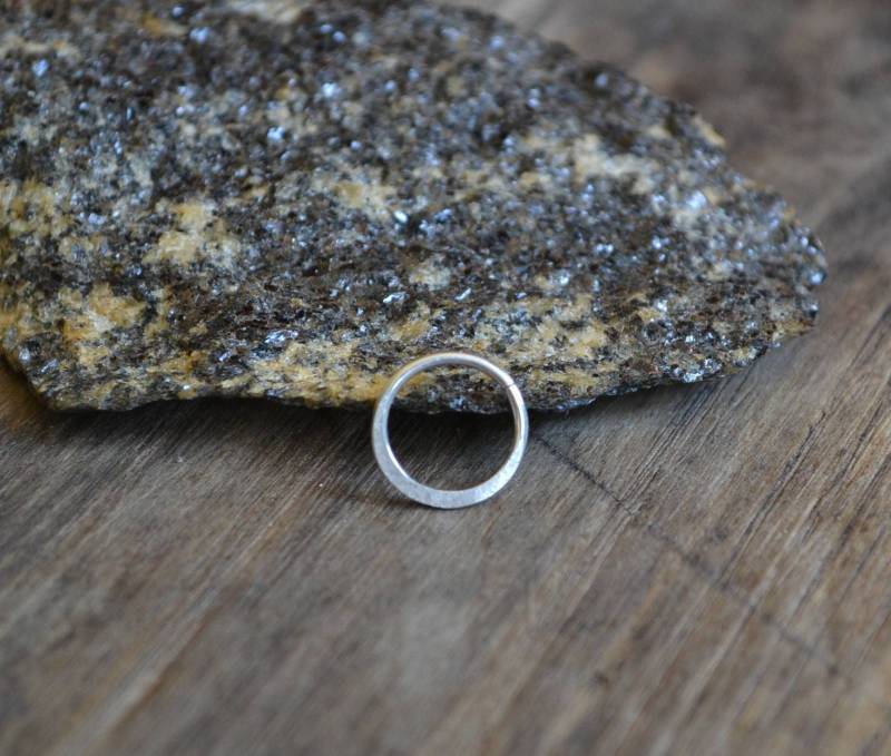 18 Gauge Septum Nasenring, Sterling Ring, Silber Basic Nasenschmuck, Nasenring von PERLABLU