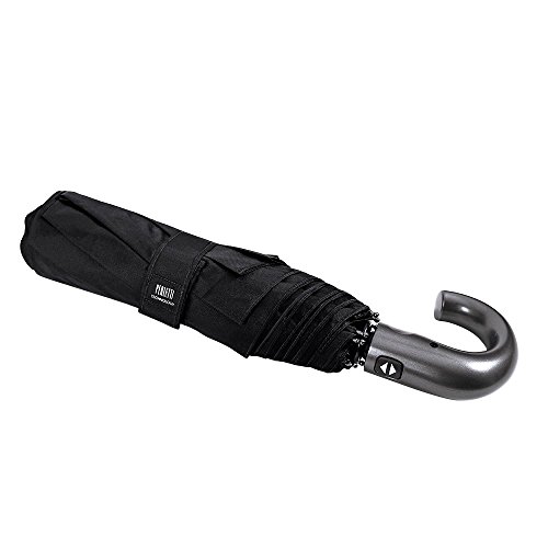 Automatik Schirm Herren - Sturmsicher und Windfest Regenschirm - Leicht und Kompakt Taschenschirm mit Teflon Beschichtung - Auf Zu - Durchmesser 118 cm - Perletti Technology - Schwarz Automatik Schirm Herren - Sturmsicher und Windfest Regenschirm - Leicht und Kompakt Taschenschirm mit Teflon Beschichtung - Auf Zu - Durchmesser 118 cm - Perletti Technology - Schwarz von PERLETTI
