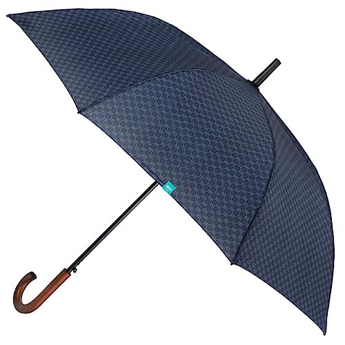 PERLETTI Automatischer Regenschirm, Golf, bedruckt, winddicht, 116 cm, 2 Farben, bunt, único von PERLETTI