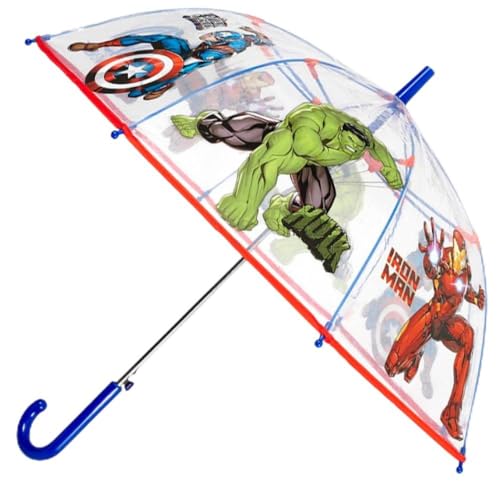 PERLETTI Avengers Regenschirm, automatisch, winddicht, 74 cm, bunt, único von PERLETTI
