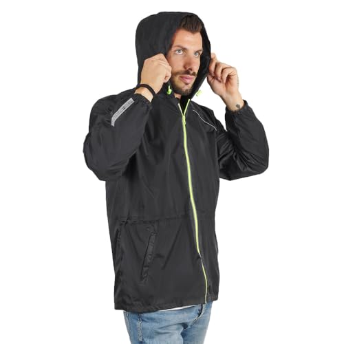 PERLETTI Herren Cape de Pluie Regencape, gelb, M von PERLETTI
