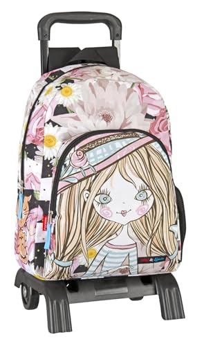 PERONA BAGS Unisex Kids Billow Trolley Miel & Limón Cutie Perona 58883 Rucksack, Colour von PERONA BAGS