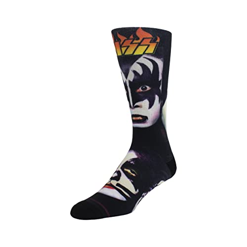 PERRI'S SOCKS Uni Kiss Dye Sublimation Crew, 001 Socken, Schwarz gefärbtes Unterteil, L von PERRI'S SOCKS