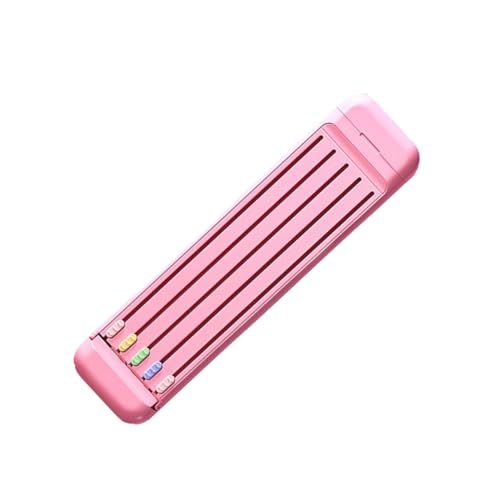 PERSELOSO Multifunktions Schreibwarenbox für Studenten Tragbares Schreibwarenetui Kunststoff Praktischer Organizer für Stifte und Zubehör Aufbewahrungslösung für Schule und Büro von PERSELOSO