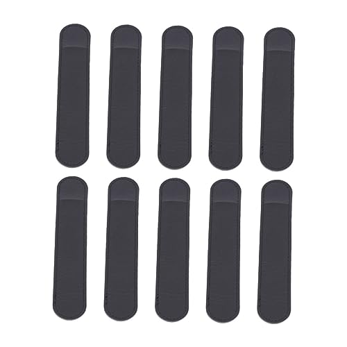 PERSELOSO 10 Stück Stylus-Hülle Stylus Schutzfolie Tablet-Federmäppchen Tablet Stylus Schutzbeutel Fall Brunnen Schlüssel klicken Stiftabdeckung Black von PERSELOSO