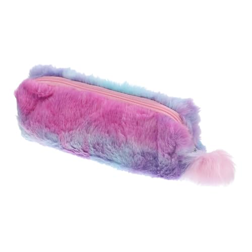 PERSELOSO 1stück Cartoon Federmäppchen Sky-blau Süßes Plüsch Stifteetui Für Schule Büro Und Reisen Für Studenten Frauen Und Mädchen Vielseitige Aufbewahrungstasche Für Schreibwaren von PERSELOSO