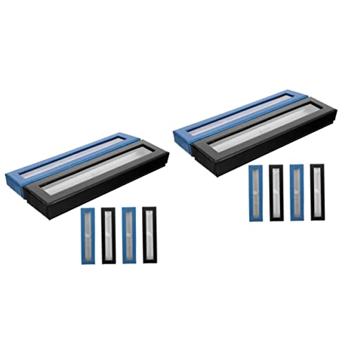 PERSELOSO 2 Sätze 2 Sets Himmel Und Erdhülle Stifteetui Bleistiftboxen Durchsichtiger Ständer Durchsichtiger Stifthalter Gelstifte Für Erwachsene Federmäppchen Blaue 6 Stück * 2 von PERSELOSO