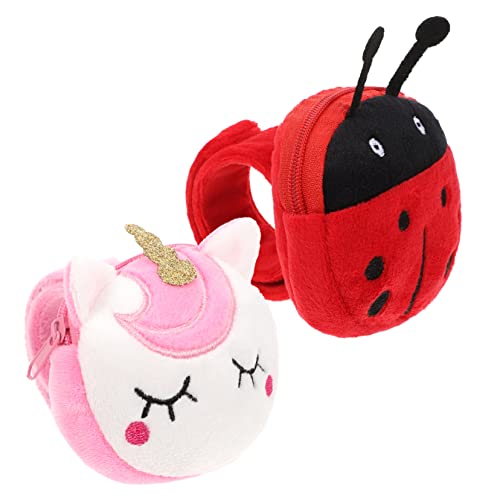 PERSELOSO 2Stücke Kuscheltier Geldbörse Slap Armband für Weiches Plüschmaterial Sicher und Hautfreundlich Hübsches Tierdesign oder Party PERSELOSO 2Stücke Kuscheltier Geldbörse Slap Armband für Weiches Plüschmaterial Sicher und Hautfreundlich Hübsches Tierdesign oder Party von PERSELOSO