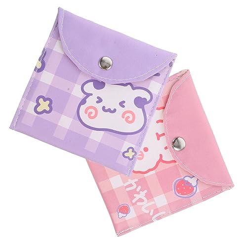 PERSELOSO 2 Stück Tragbare Periodentasche Für Damenbinden Aufbewahrungstasche Für Menstruationsprodukte Hygiene Organizer Für Mädchen Und Frauen Multifunktionale Reisetasche Für von PERSELOSO