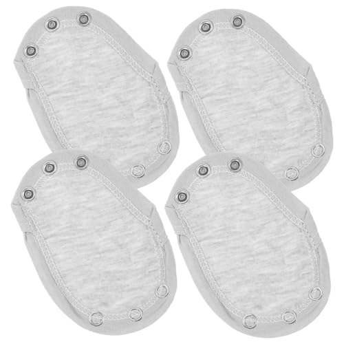 PERSELOSO 4 Stück Teiliges Bodysuit Verlängerung Druckknopf Erweiterung für Strampler Baumwolle Geeignet für Wachsende Kleinkinder Bequem und Hautfreundlich von PERSELOSO