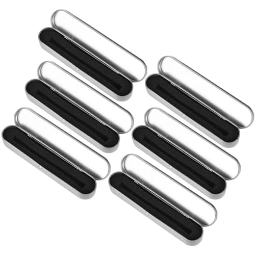 PERSELOSO 6 Stück Teiliges Metall Federmäppchen Robustem Klappbar für Schule und Büro Langlebig Praktisch für Schüler und Lehrer von PERSELOSO
