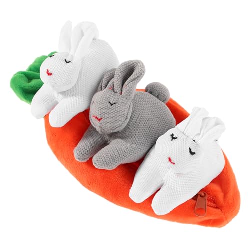 PERSELOSO Cute Carrot Purse Für Weiche Plüsch Geldbörse Mit Lustigem Design Für Kleingeld Und Schlüssel Perfektes Für Jungen Und Mädchen von PERSELOSO