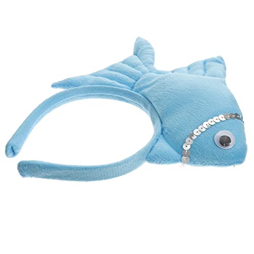 PERSELOSO Entzückendes Fisch Cartoon Stirnband Für Junge Mädchen Haarschmuck Party Tierkopfschmuck Dekoration Fotorequisite Hautpflege Performance von PERSELOSO