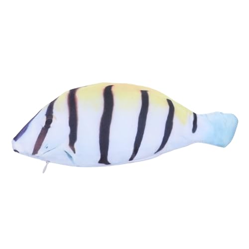 PERSELOSO Multi-funktionale Federtasche Tragbarer Stiftbeutel Für Schule Büro Geräumig Mit Reißverschluss Für Schreibwaren Und Zubehör Im Trendigen Fischdesign von PERSELOSO