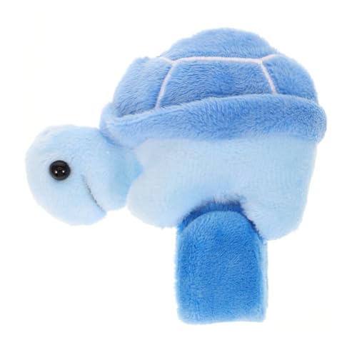 PERSELOSO Plüsch Slap Armband Cartoon Schildkröte Kuscheltier Armband für Weiches Sicheres und Leichtes Klatschband für Partys und Blau von PERSELOSO