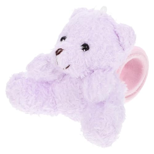 PERSELOSO Tierisches Slap Armband aus Plüsch Süßes Bären für Partys als Mitgebsel und Einfach zu für Festlichkeiten von PERSELOSO