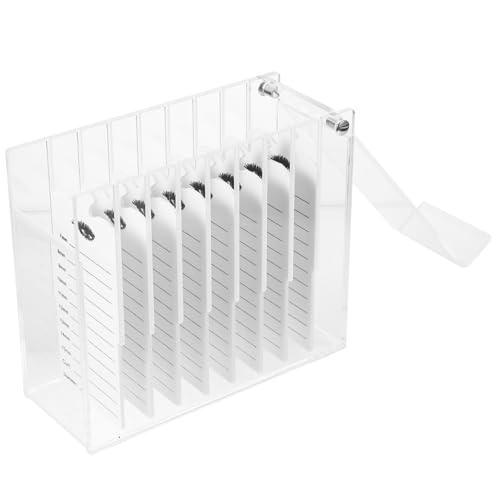 PERSELOSO Wimpernbox Mehrschichtig Wimpernaufbewahrungsbox Tragbar Wimpern Organizer Etui Für Falsche Wimpern Make-up Box Displaybox Für Frauen Mädchen Im Haushalt von PERSELOSO