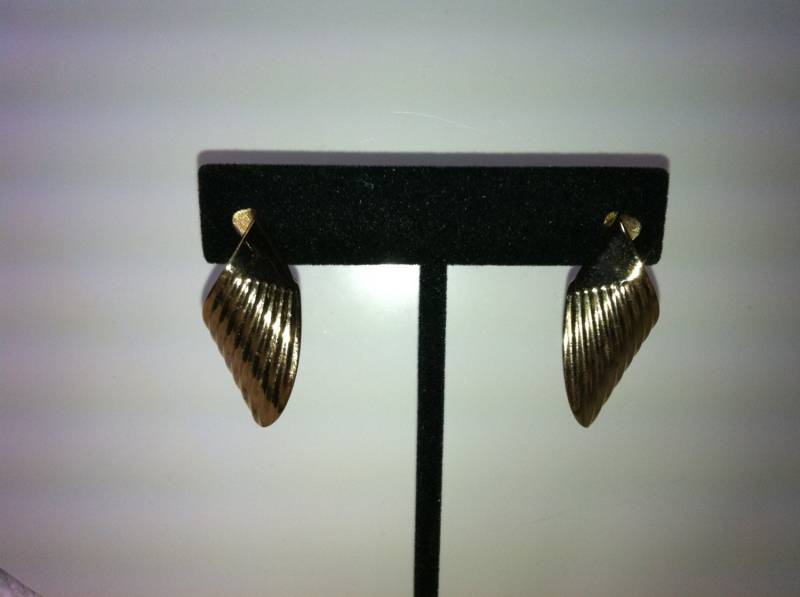 Vintage Gold Ton Ohrringe, Ohrhänger Vintage Gold Ton Ohrringe, Ohrhänger von PERSONALimage