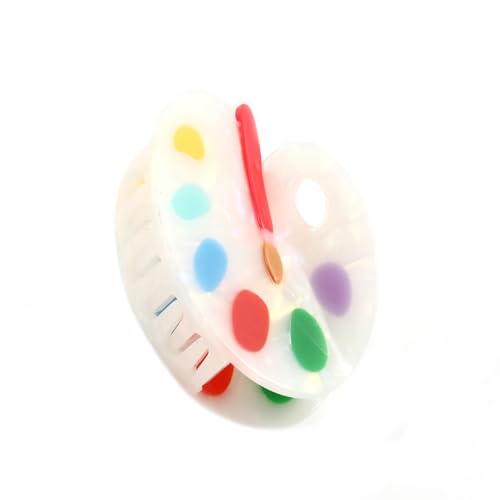 1 Stück Personalisierte Acetat Niedliche Mädchen Zurück zu Schule Palette Haar Kralle Clip für Sommerferien Lehrer Geschenk von PERSONFUN