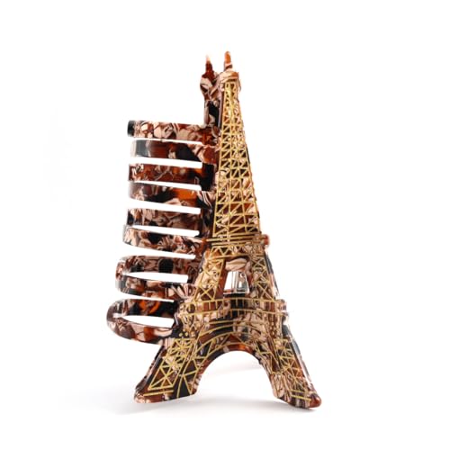 Eiffelturm Haar Calw Clip, Spaß personalisierte Acetat Haar Kralle für Frauen große Kralle Clips für Mädchen, Acetat Haar Clips Geschenk von PERSONFUN