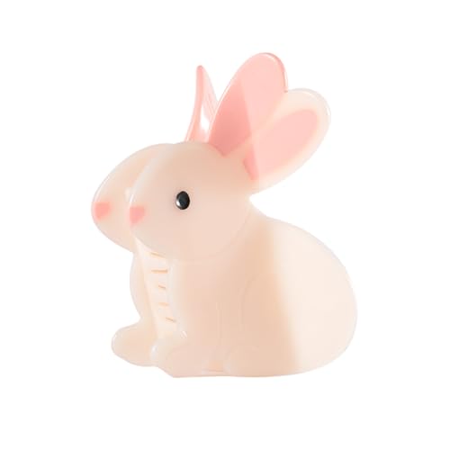 Ostern Hase Haar Kralle rosa und weiß Acetat Haar Zubehör für Frauen und Mädchen Urlaub Kaninchen Design Geschenk von PERSONFUN