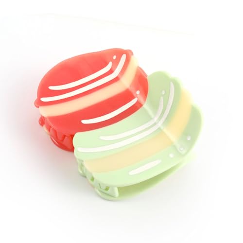 Personalisierte London Icon Macaron Hair Calw Clip, Spaß Acetat Haar Kralle für Frauen Mädchen Haarschmuck Geschenk von PERSONFUN