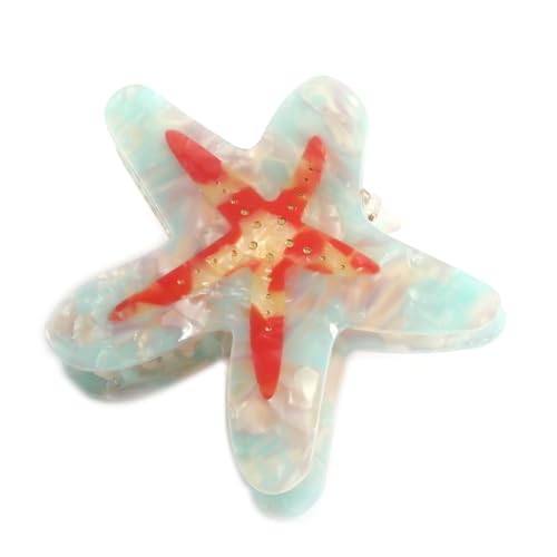 Seestern Kralle Clip, reine Handarbeit für Spleißen Acetat Haarspangen für Frauen personalisierte Ozean Tier Acetat Haarspange von PERSONFUN