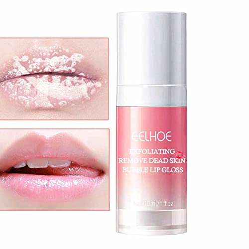 Bubble Gentle Peeling Lip Scrub | Lip Moisturizer for Women - Lip Care Products with Soft Bubbles for Chapped Lips, Lip Scrubber, Lip Moisturizer for Dry Lips Lear-au von PERTID