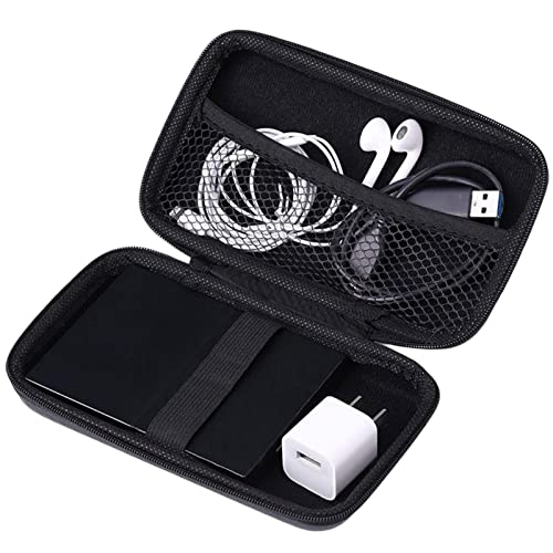 Elektronisches Gehäuse, Organizer für elektronisches Zubehör für Netztasche und Gummiband | Praktische und langlebige Taschen für elektronisches Zubehör für Reisen, Zuhause, Reisen, Cipliko, 20 x 10 x von PERTID