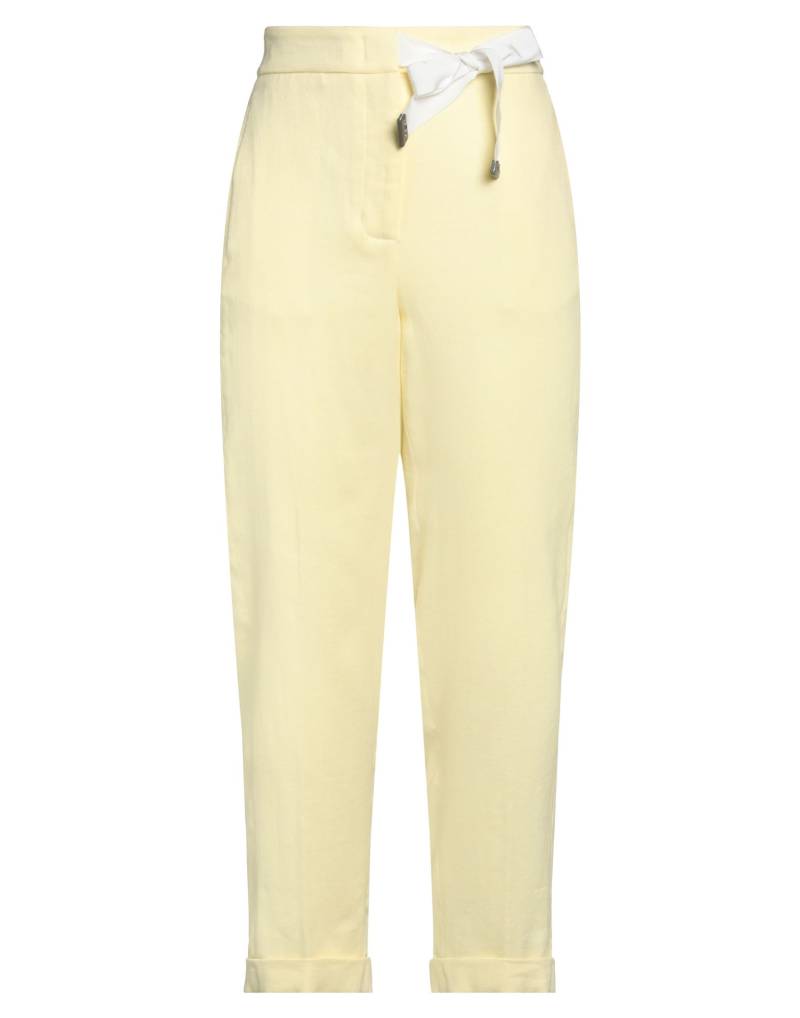 PESERICO Hose Damen Pastellgelb von PESERICO