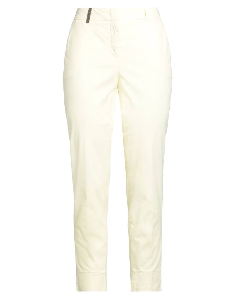 PESERICO Hose Damen Pastellgelb von PESERICO