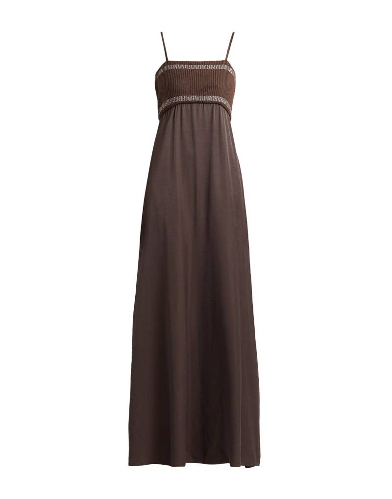 PESERICO Maxi-kleid Damen Dunkelbraun von PESERICO