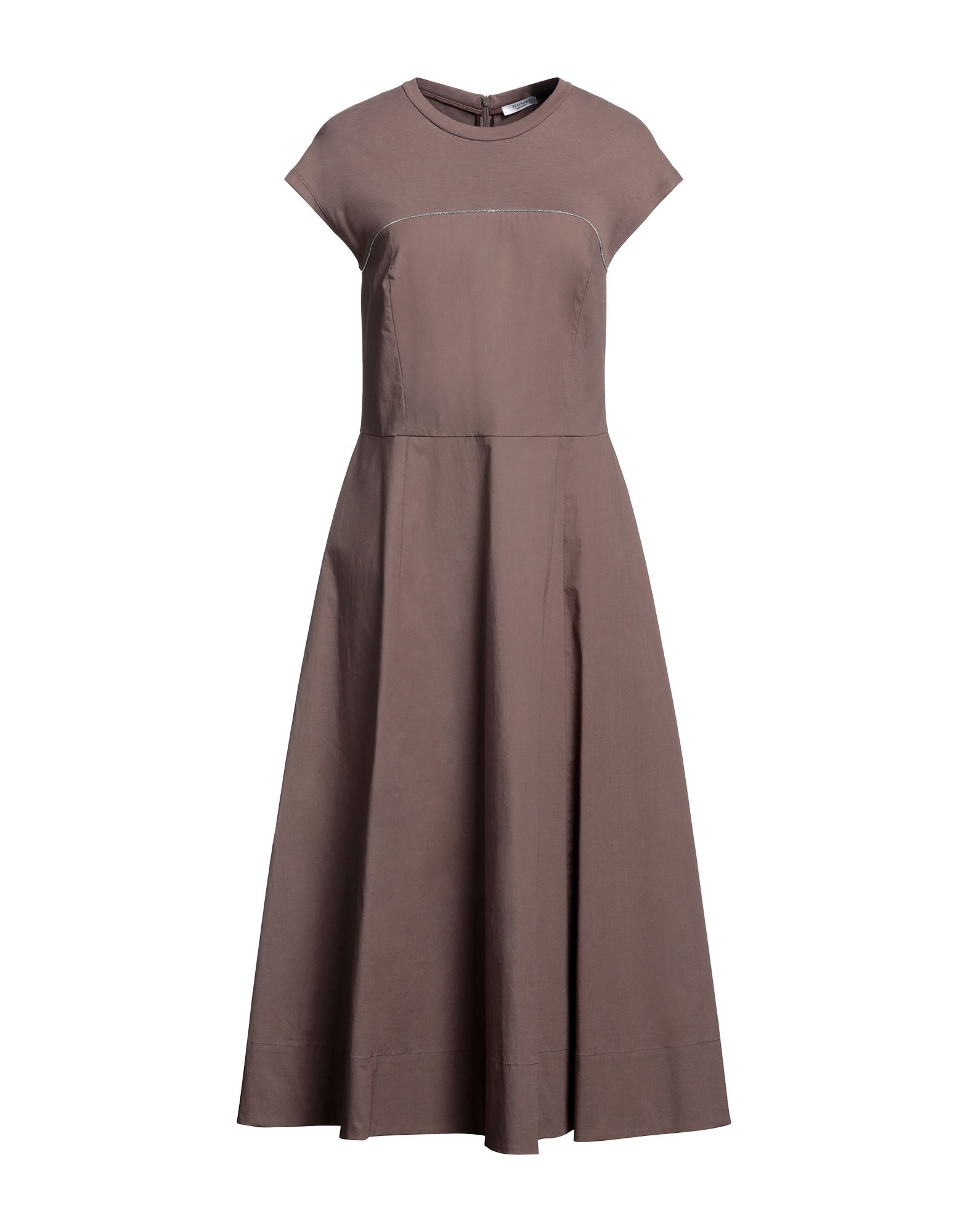 PESERICO Midi-kleid Damen Braun von PESERICO