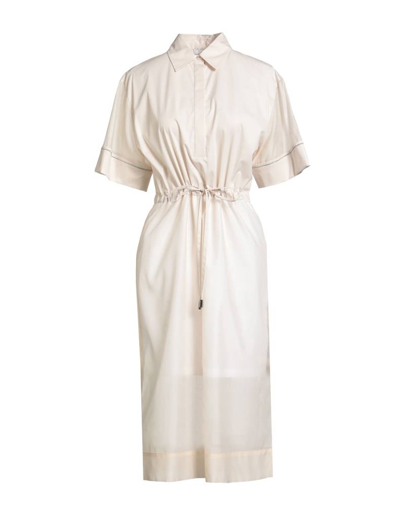 PESERICO Midi-kleid Damen Cremeweiß von PESERICO
